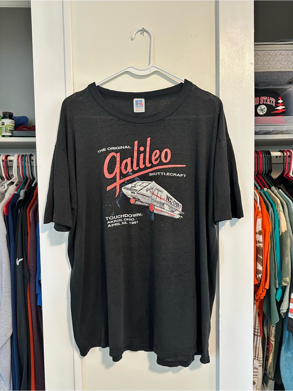 1991 Original Galileo Shuttlecraft USA Made Graphic Tee